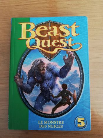 Livre beast quest tome 5 le monstre des neiges