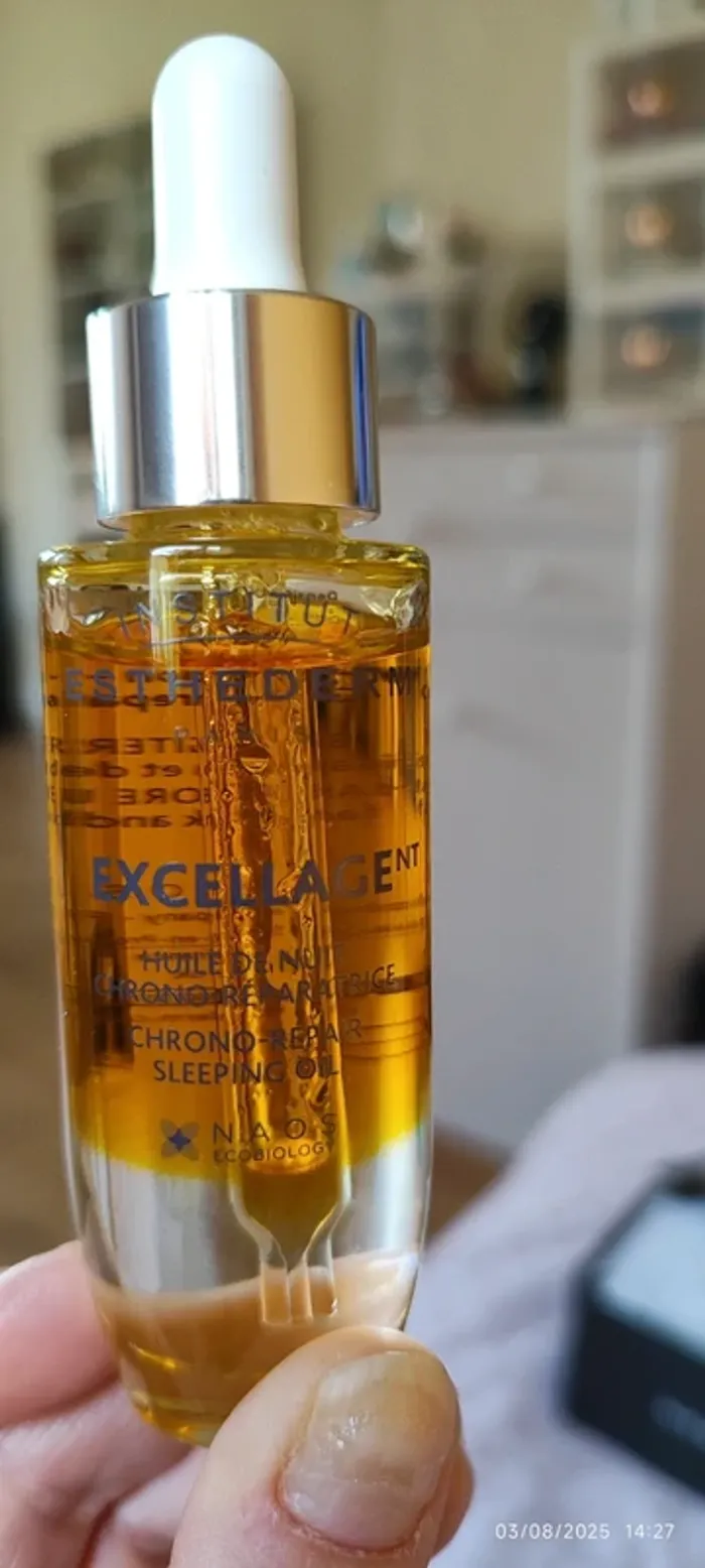 Institut Esthederm Excellage Huile de Nuit Chrono Réparatrice 30ml - photo numéro 2
