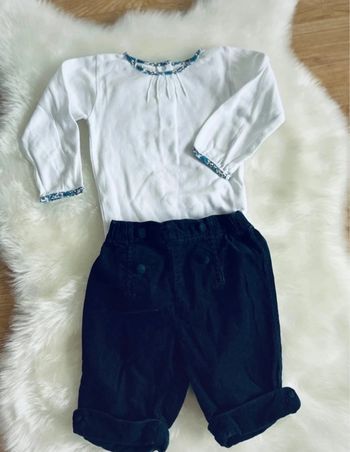 Ensemble chic fille 9mois Cyrillus