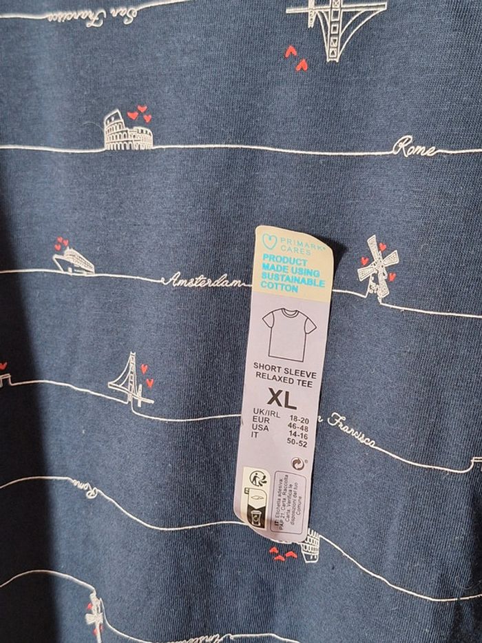 T shirt bleu marine - photo numéro 2