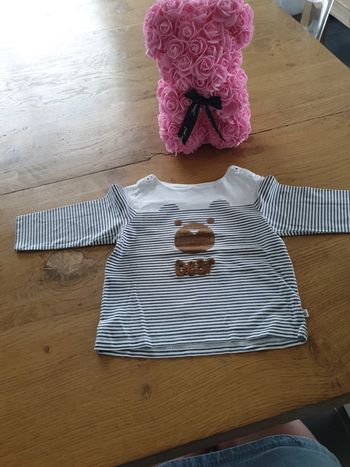 T-shirt manches longues obaïbi 12m