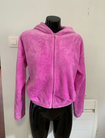Veste polaire à capuche Stitch violet - Disney x Undiz - Neuve
