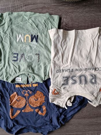 Lot tee shirts 18 mois