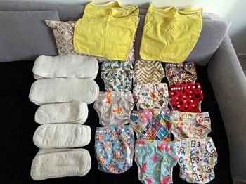 Lot couches lavables