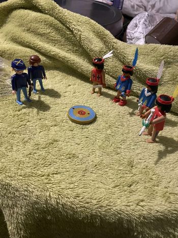 Playmobil Indiens Soldats Nordique Vintage 1974 Geobra