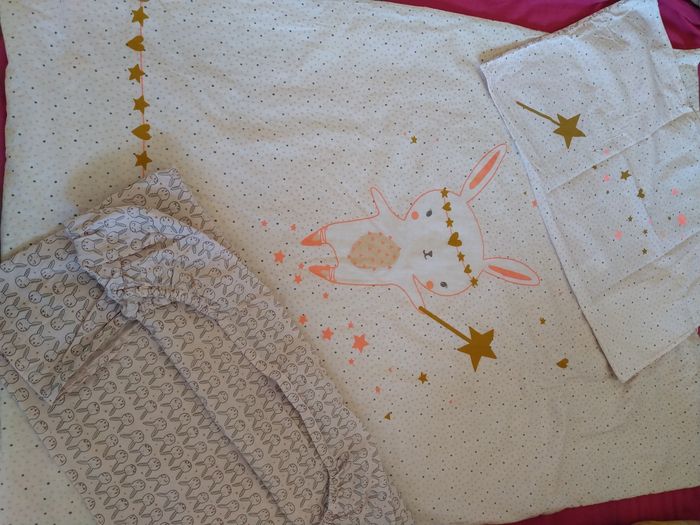 Ensemble de lit bébé vert baudet - photo numéro 4