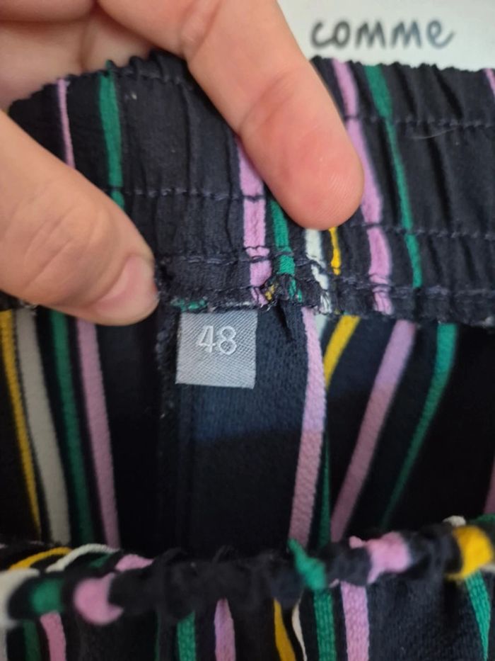 Joli pantalon fluide à jambes larges taille 48 - photo numéro 5