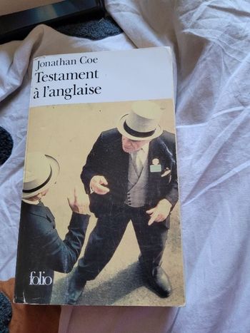 Testament à l anglaise Jonathan Coe