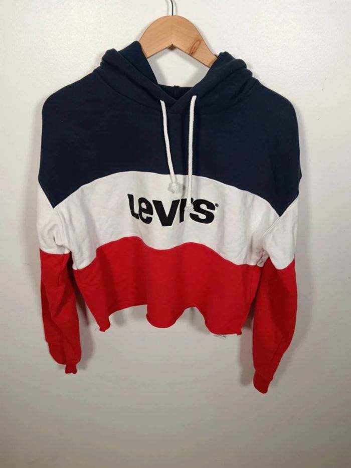 C13 sweat marine/rouge Levi's M