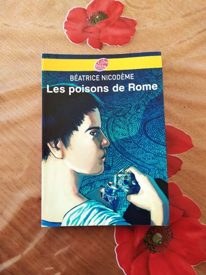 Livre ado "Les poisons de Rome" de Béatrice Nicodème