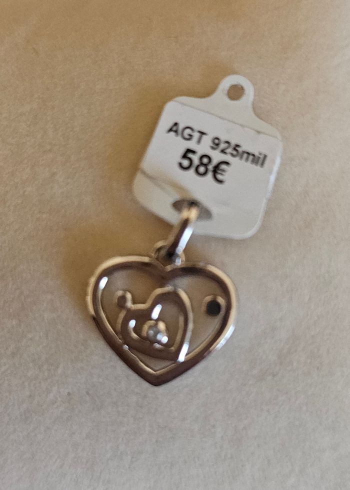 Pendentif en argent 925 mil, neuf avec étiquette