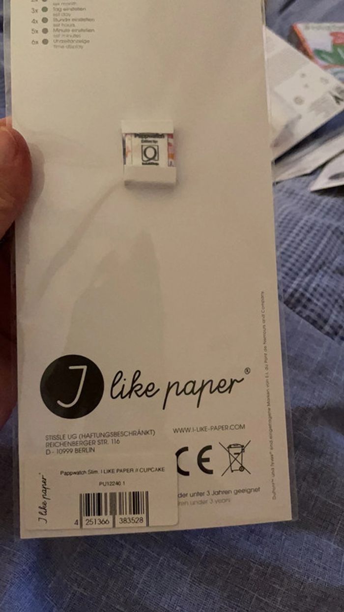 Pappwatch montre en papier Tyvek - photo numéro 4