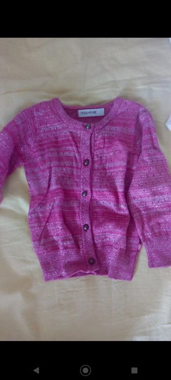 Gilet rose a paillettes Noppies