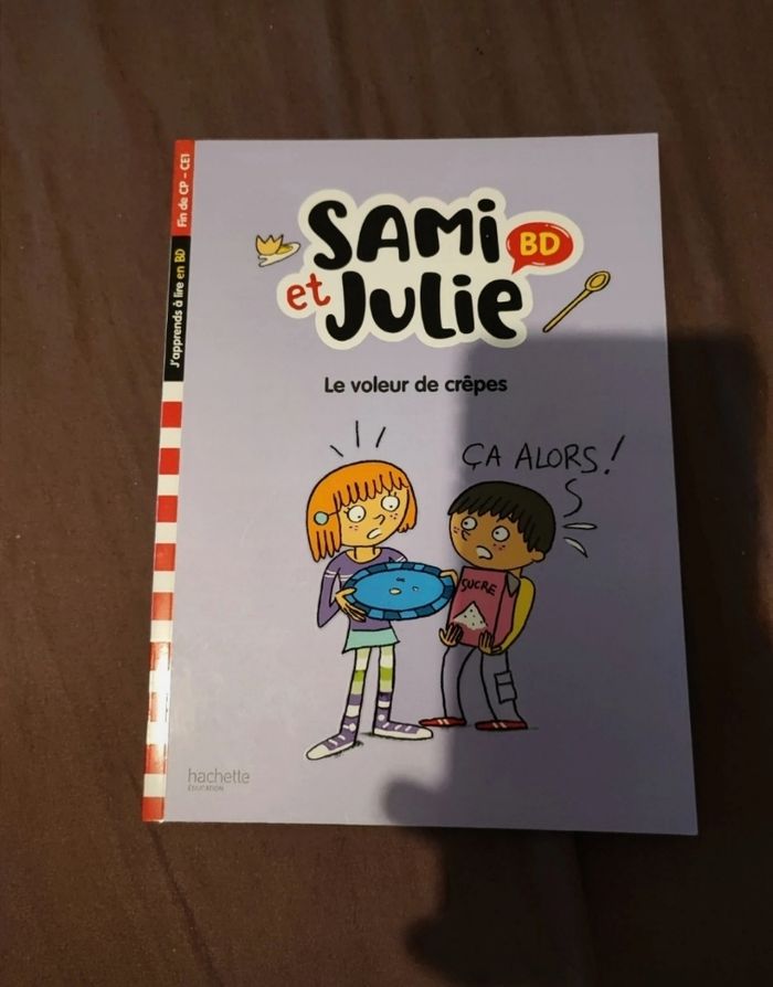 Livre Sami et bd le voleur de crêpes