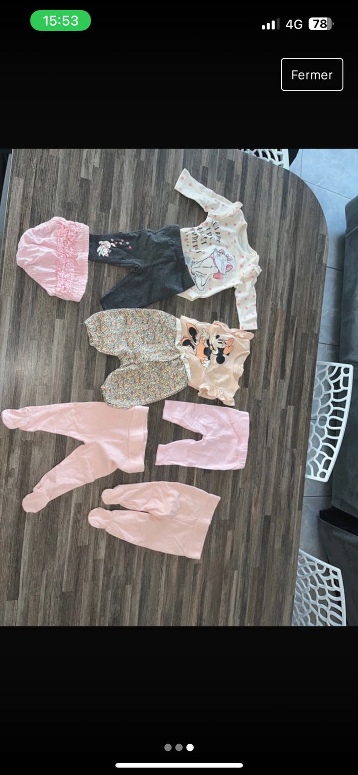 Lots vêtement 0/1 mois - photo numéro 3