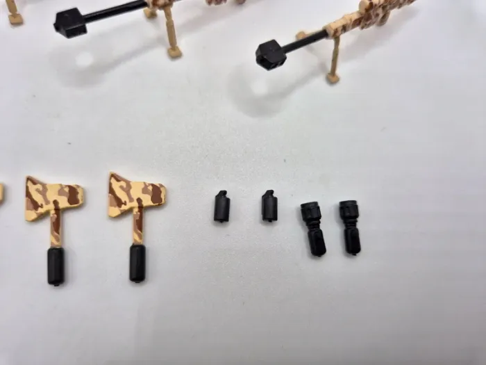 Lot d'armes mitraillette type lego pour militaires star wars comprend 10 pièces - photo numéro 3