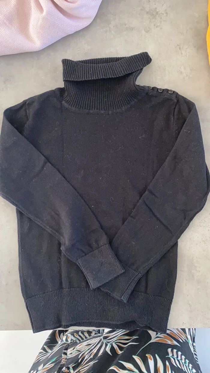 Pull col rouler