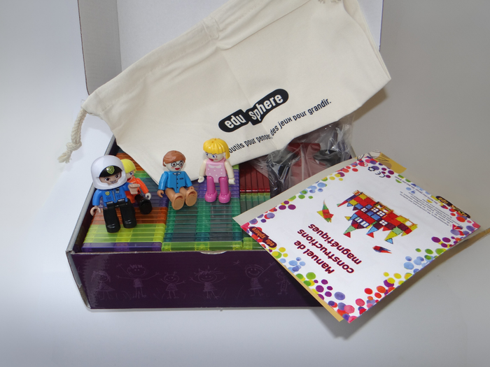 🧲 Jeu de construction magnétique – 101 pièces + accessoires – NEUF & SCELLÉ