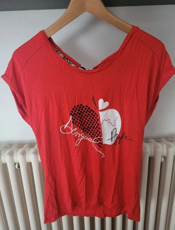 Tee-shirt manches courtes Rouge desigual