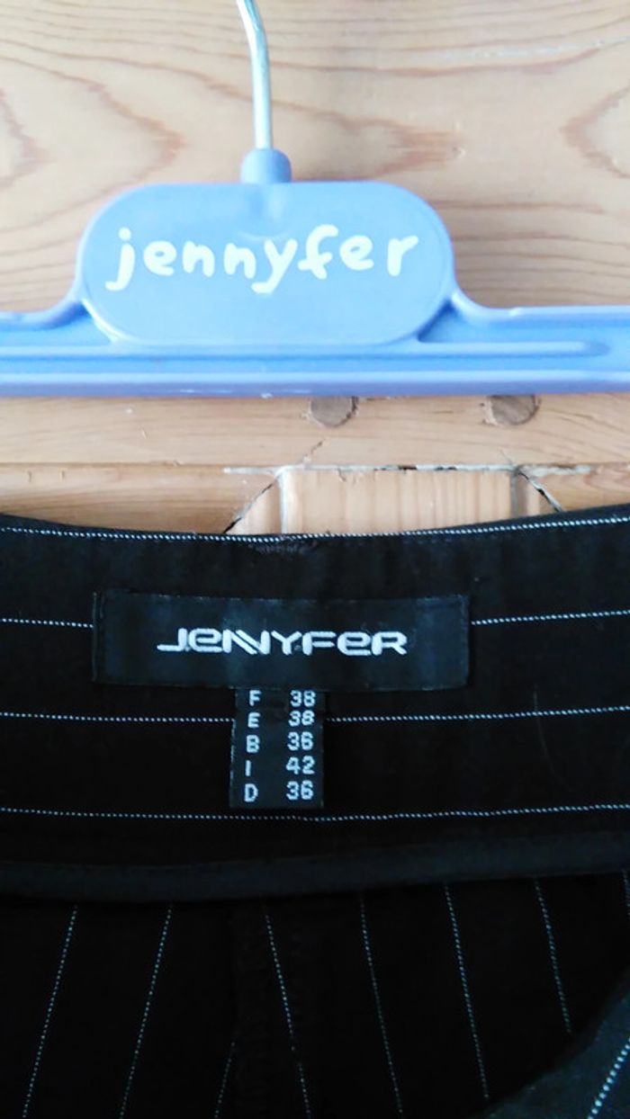 Short noir fines rayures blanche Jennyfer - photo numéro 4