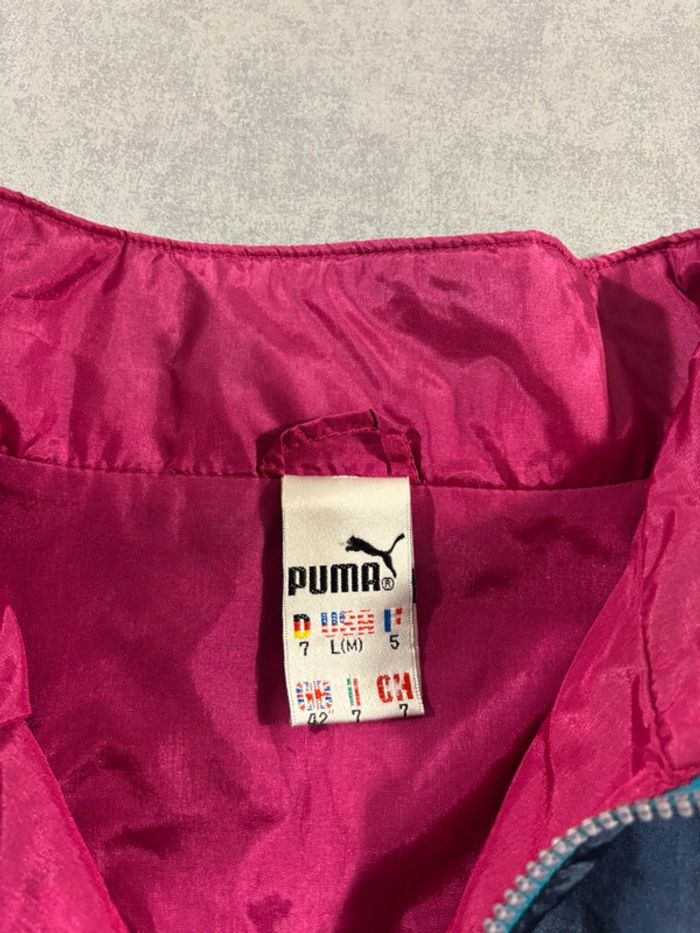 Veste Vintage Année 90 Puma Grosse broderie Taille L - photo numéro 6