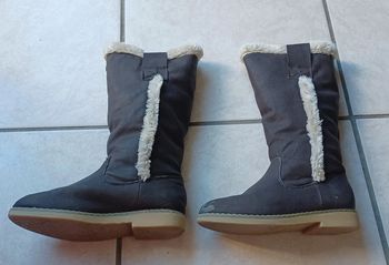 Bottes fille fourrées Shiny