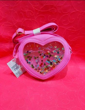 Sac à main paillettes cœur neuf Claire's