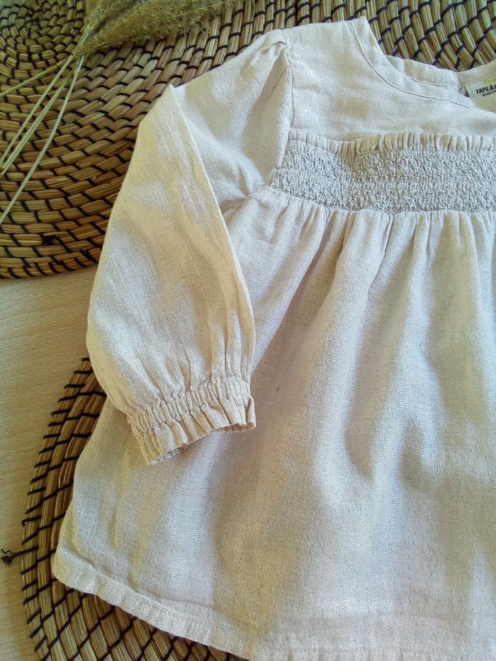 Tunique crème avec fils brillants Tape à l'oeil taille 24 mois - photo numéro 4