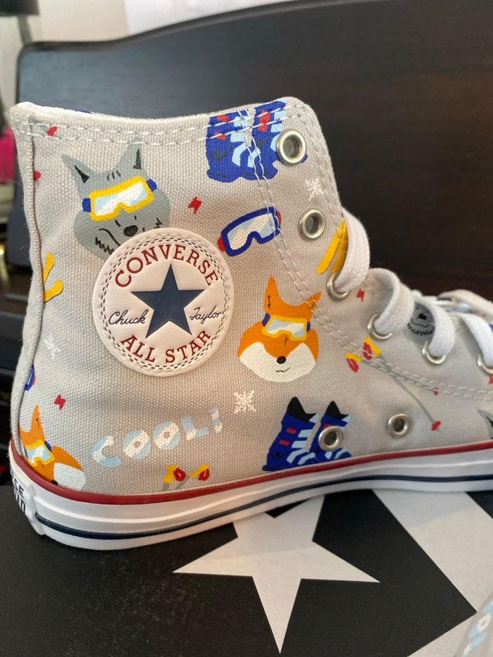 Converse high petit renard au ski taille 37,5 - photo numéro 6