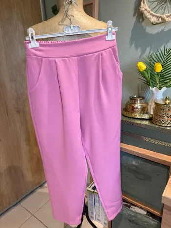 Pantalon souple court femme