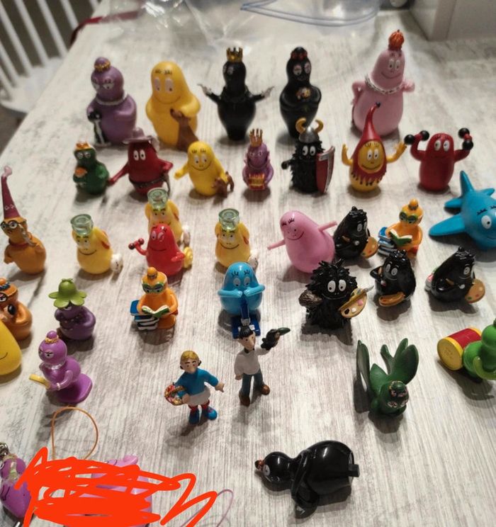 Lot de 35 figurines barbapapa - photo numéro 8