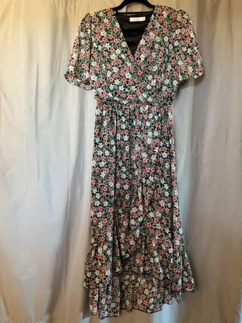 Robe longue fleuri