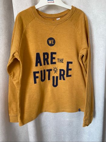Pull sweat future moutarde 10 ans Okaidi
