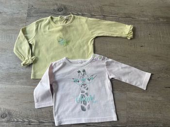 Lot de 2 t-shirts fille