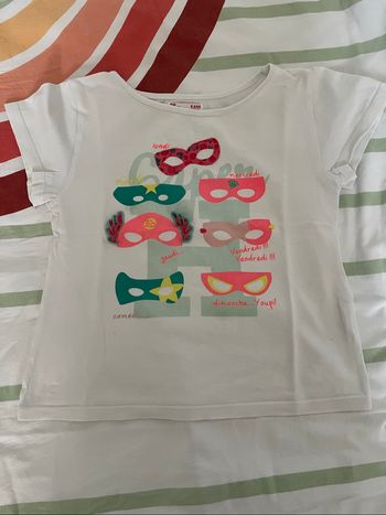 Teeshirt dpam 5 ans jours de la semaine fille