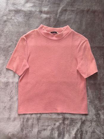 T-shirt chaud femme Zara rose taille 36 en bon état