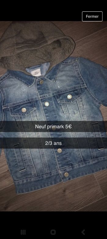 Veste en jean