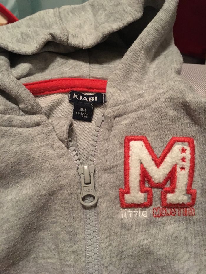 Sweat-shirt zippé et 2 joggings - photo numéro 2