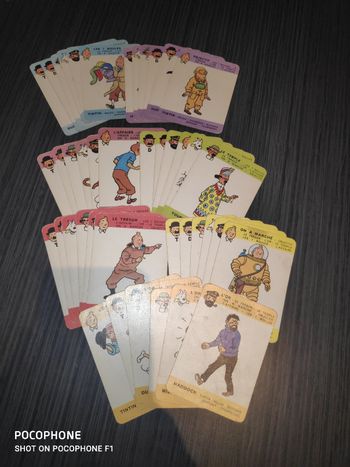 Jeu de 7 familles tintin