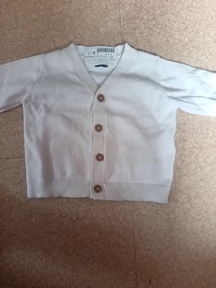 Gilet garçon 6 mois