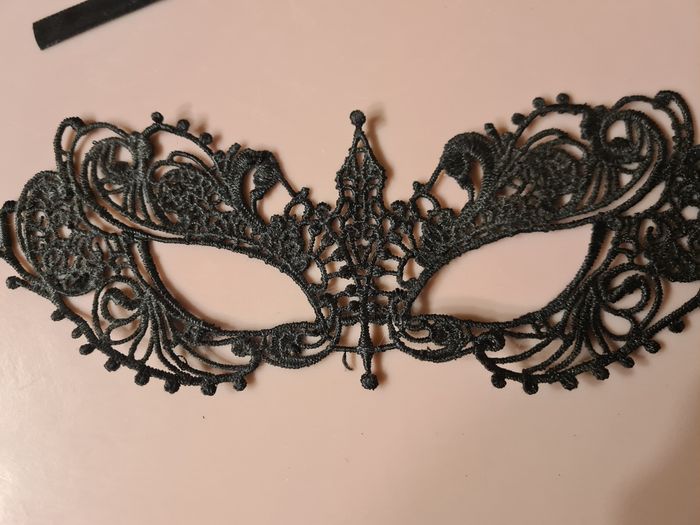 Masque. Loup. Noir - photo numéro 2
