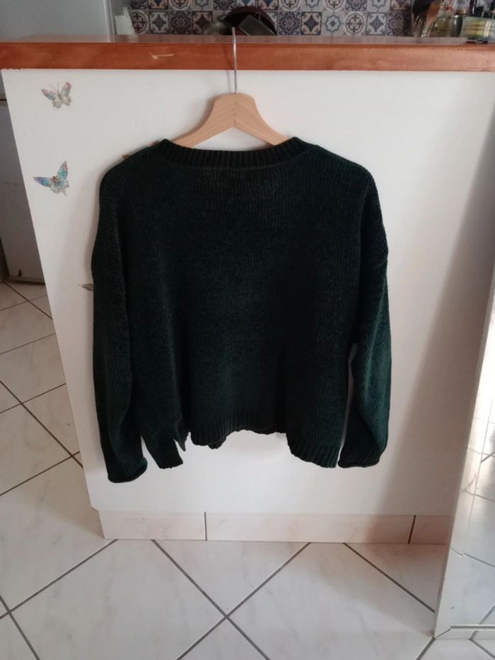 Pull femme L vert sapin tout doux c77 - photo numéro 12