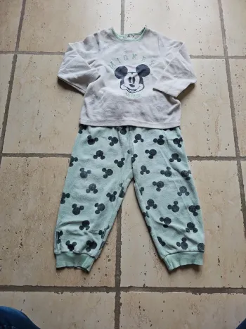 Pyjama velour Mickey - Orchestra - 23 mois/86 cm