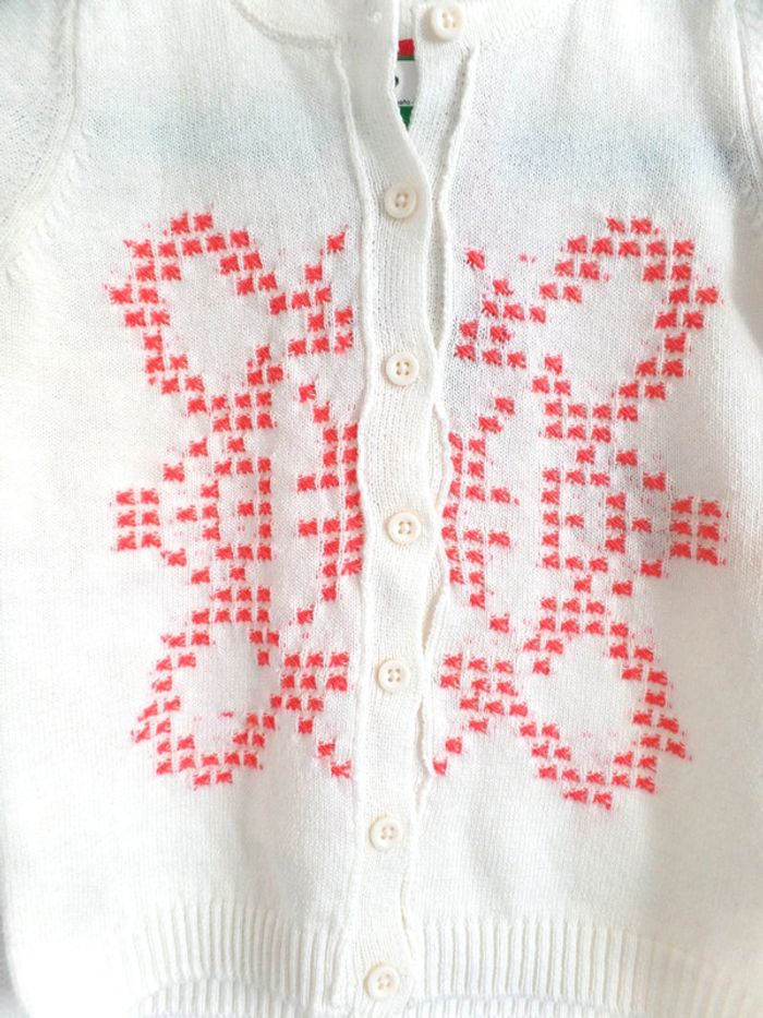 Gilet en laine Neuf Benetton - photo numéro 2