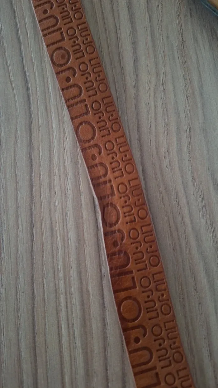 Ceinture Liu Jo en cuir véritable - camel - très bon état - Intemporel de qualité liu jo - photo numéro 5