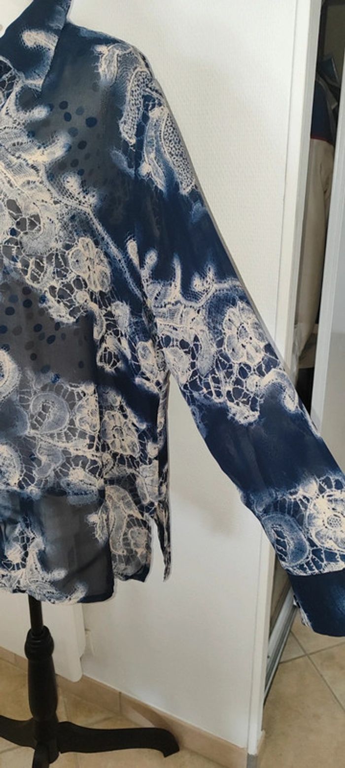 Chemisier fluide transparent en taille 48 - photo numéro 3
