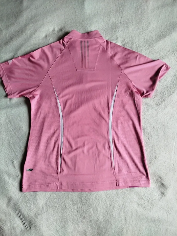 T-shirt fluide Adidas Clima cool rose taille XL - photo numéro 8