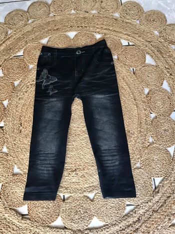 Pantacourt legging noir motifs taille XXS