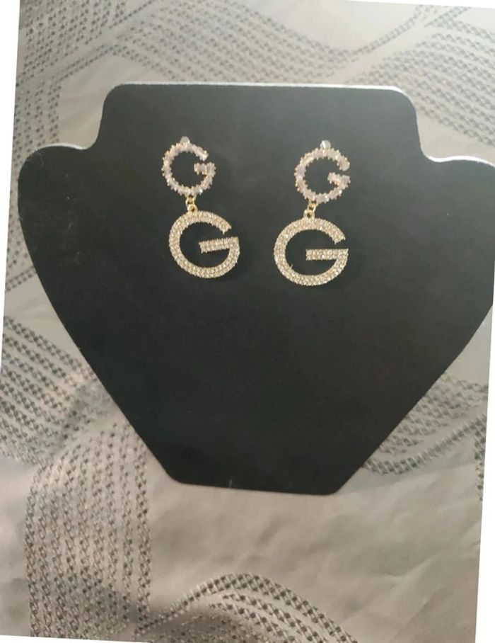 Boucles d'oreilles Double G - photo numéro 9