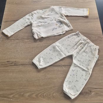 Pyjama 2p. coton gauffré 18-24 mois